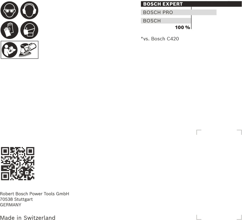 Bosch C470, 102x62/93mm, P240, 10x
