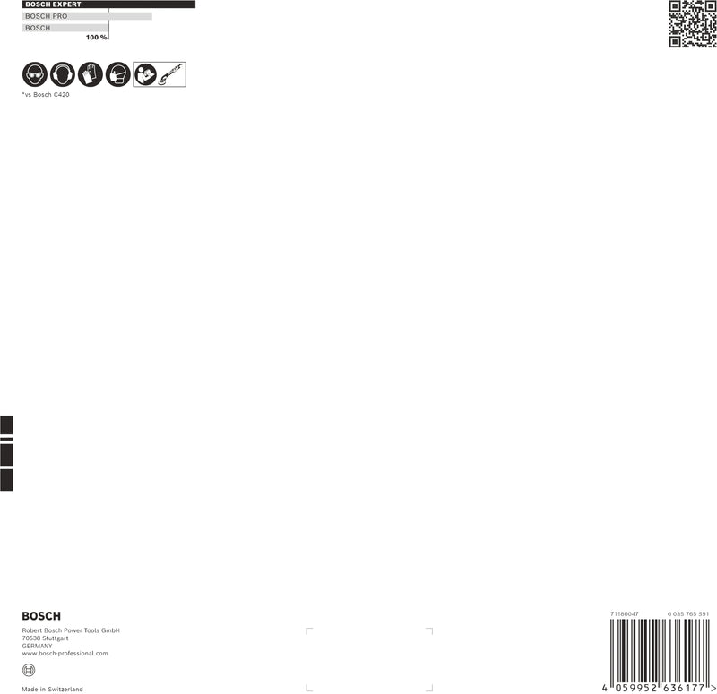 Bosch M480, 225 mm, P2x80/2x120/2x180/Protector de almohadilla, 7