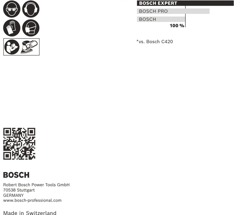 Bosch C470, 100x150mm, P4x60/4x120/2x180, 10x