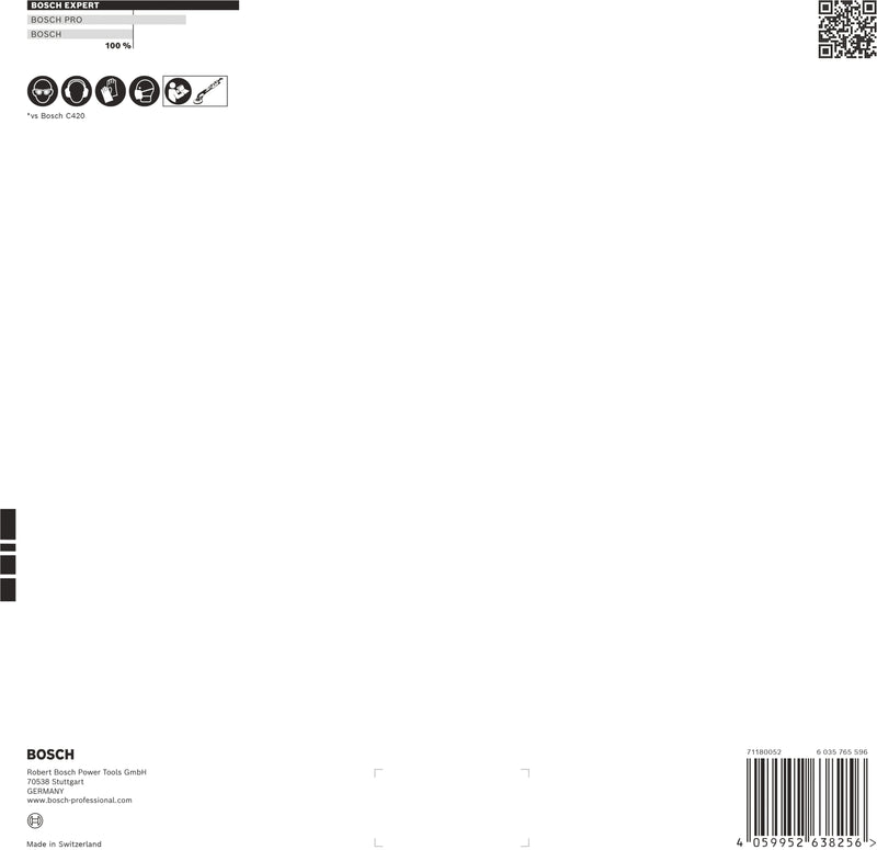 Bosch C470, 225 mm, P1x40/1x80/2x120/2x180, 6x