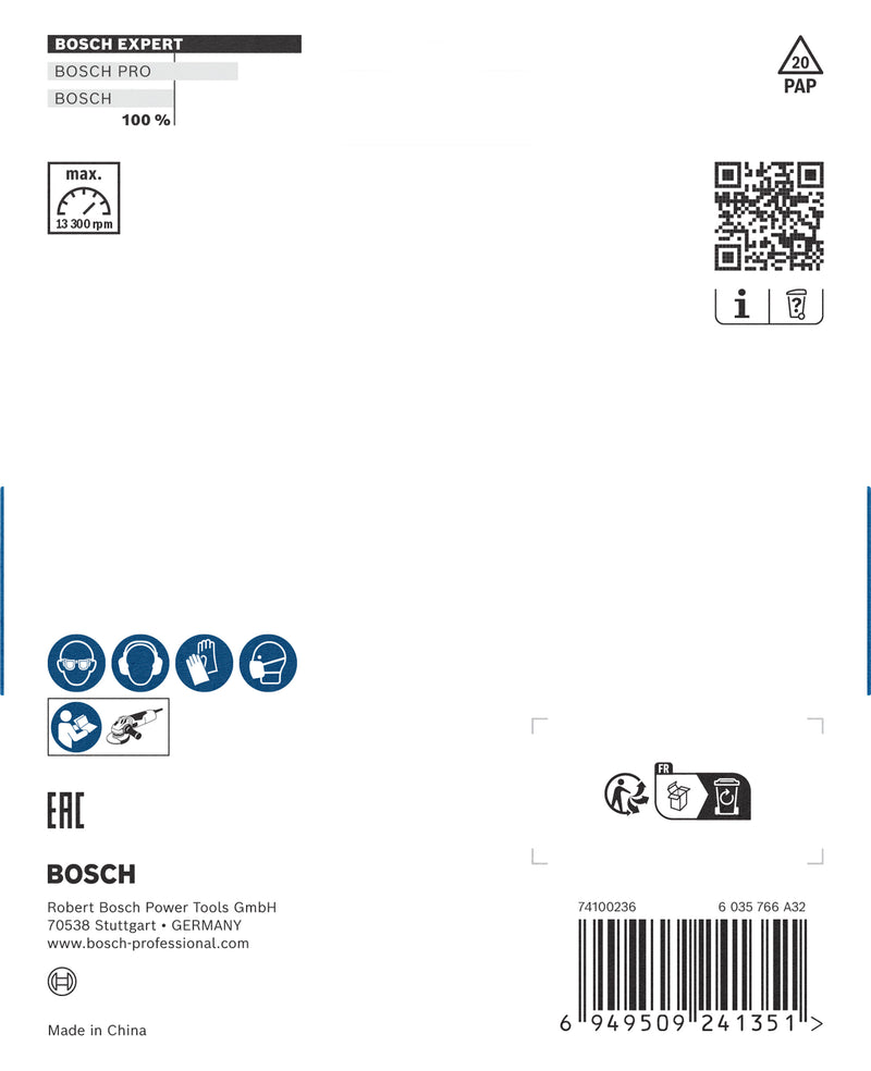 Bosch EXPERT Multi Material Carbide Grinding H
