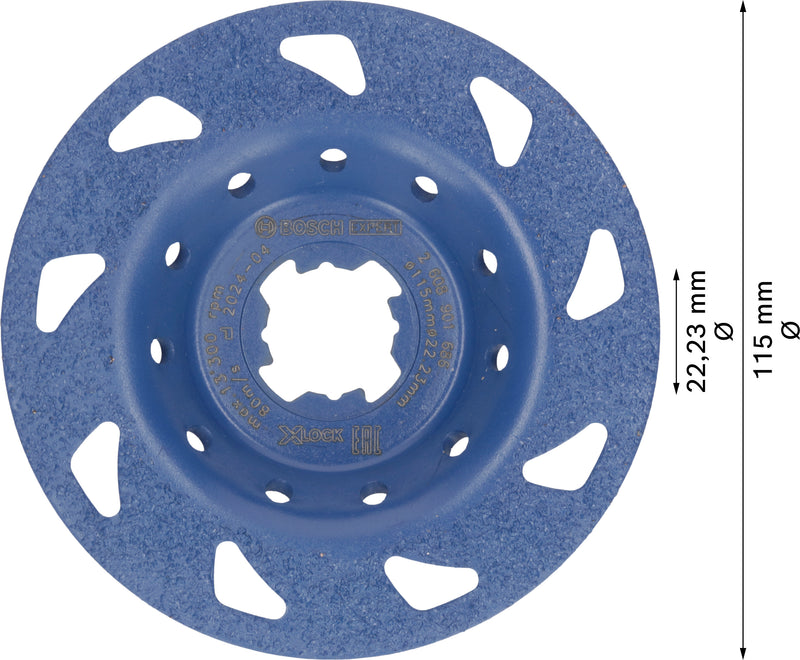 Bosch EXPERT Retificação de carboneto multimaterial H