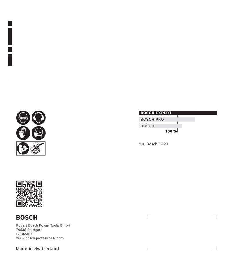 Bosch M480, 115x107mm, P120, 10x