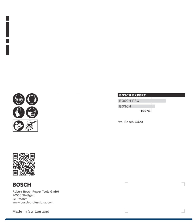 Bosch M480, 115x107mm, P240, 10x