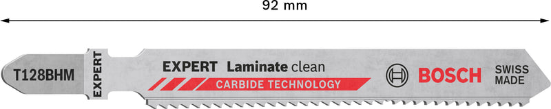 Bosch Jigsaw Blade T128BHM EXPERT Laminate Clean, 2 pcs.