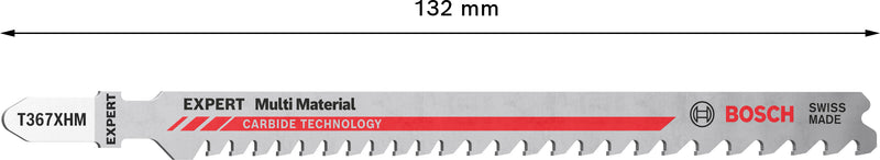 Hoja de sierra de calar multimaterial Bosch EXPERT T367XHM, 2 piezas