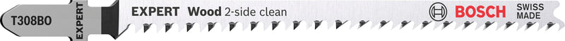Bosch Jigsaw Blade T308BO EXPERT Wood 2-side clean, 2 pcs.