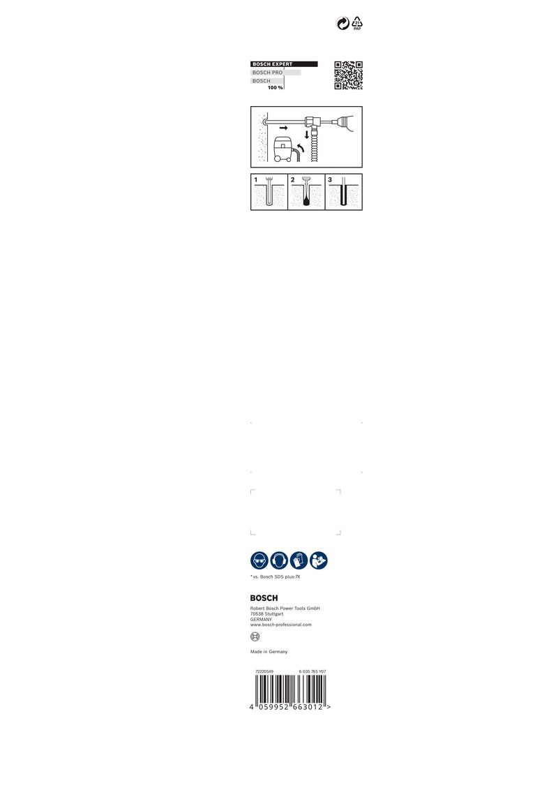 Bosch EXPERT SDS Clean plus-8X Set14x400x550mm