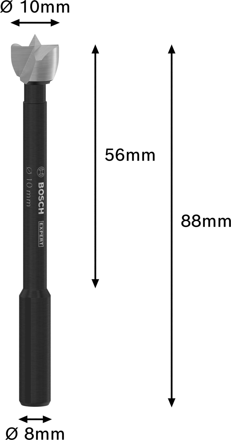 Bosch EXPERT Wood Forstner Drill Bit, Ø 10mm