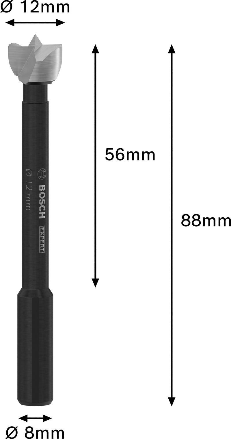 Broca Bosch EXPERT Wood Forstner, Ø 12 mm