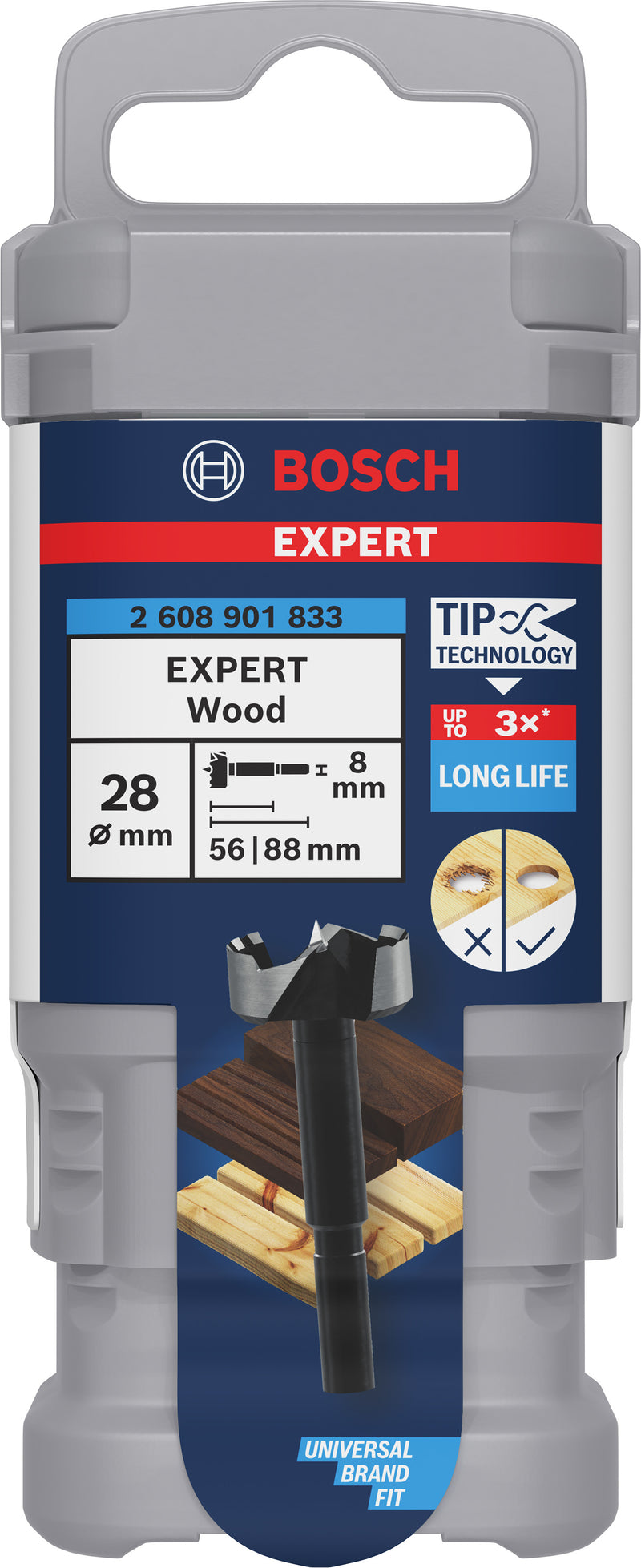 Broca Bosch EXPERT Wood Forstner, Ø 28 mm