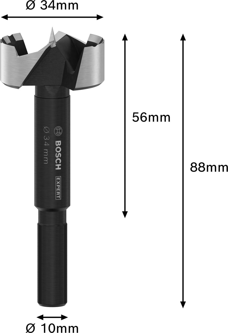 Broca Bosch EXPERT Wood Forstner, Ø 34 mm