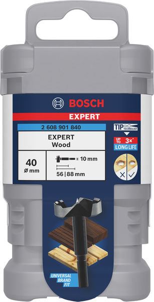 Bosch EXPERT Wood Forstner Drill Bit, Ø 40mm
