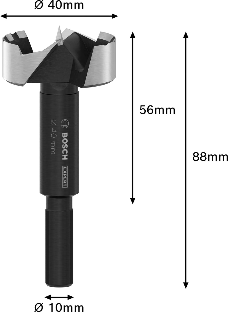 Bosch EXPERT Wood Forstner Drill Bit, Ø 40mm