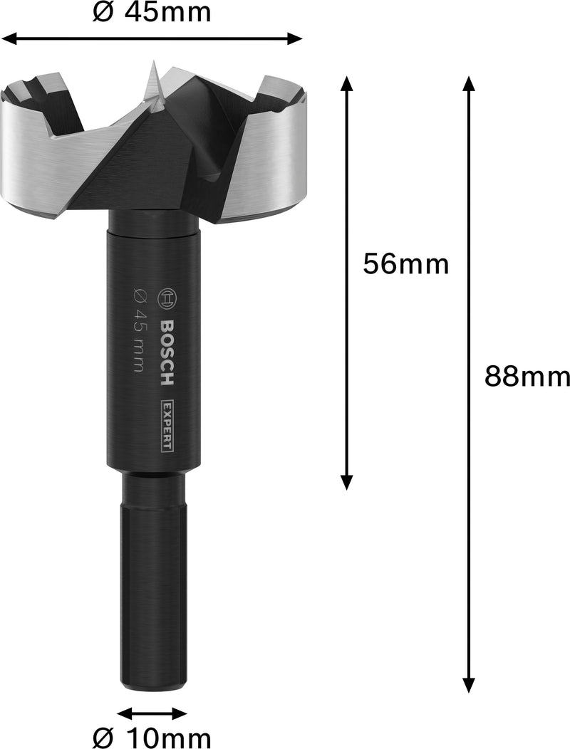 Broca Bosch EXPERT Wood Forstner, Ø 45mm