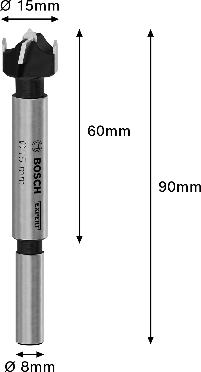 Bosch EXPERT Laminated Wood Hinge Cutting Bit,