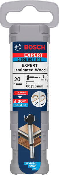 Broca de corte para bisagras de madera laminada Bosch EXPERT