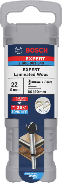 Bosch EXPERT Laminated Wood Hinge Cutting Bit,