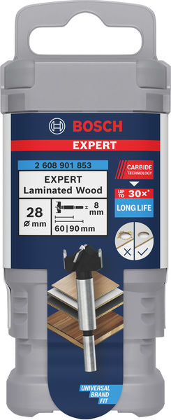 Bosch EXPERT Laminated Wood Hinge Cutting Bit,
