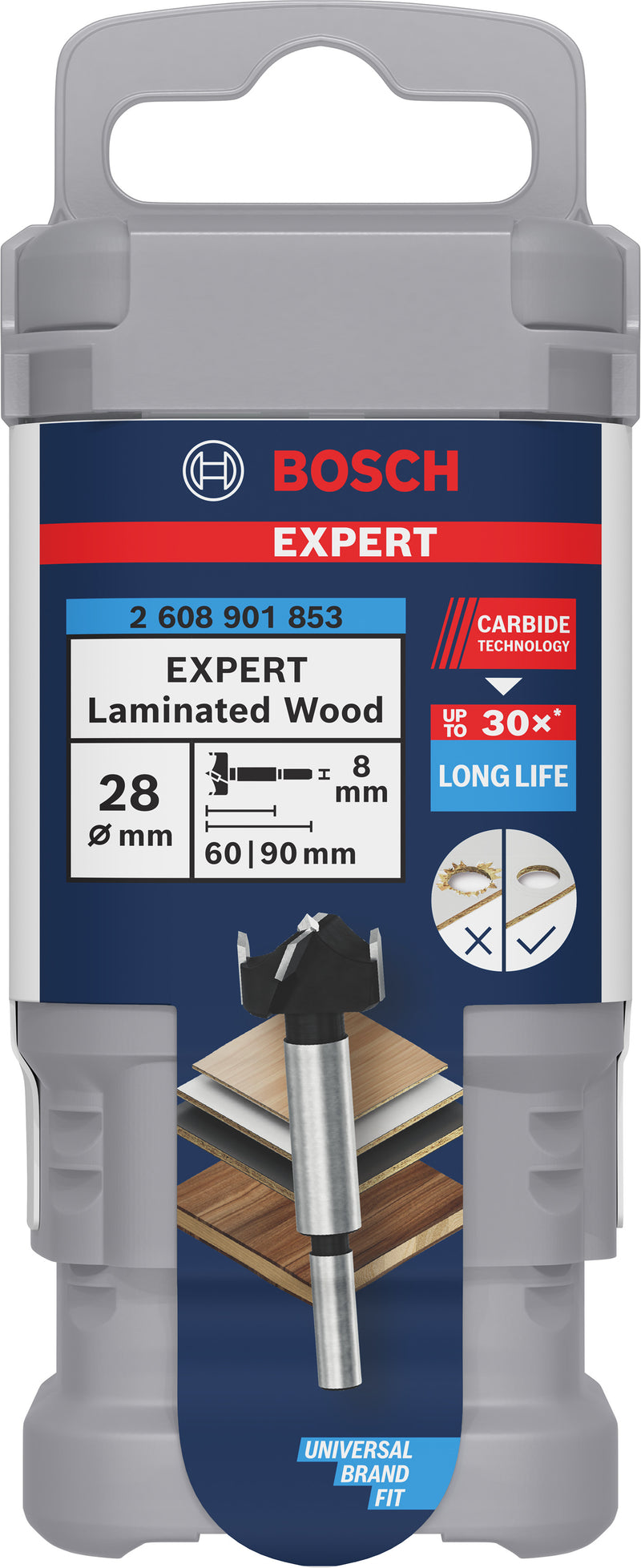Bosch EXPERT Laminated Wood Hinge Cutting Bit,