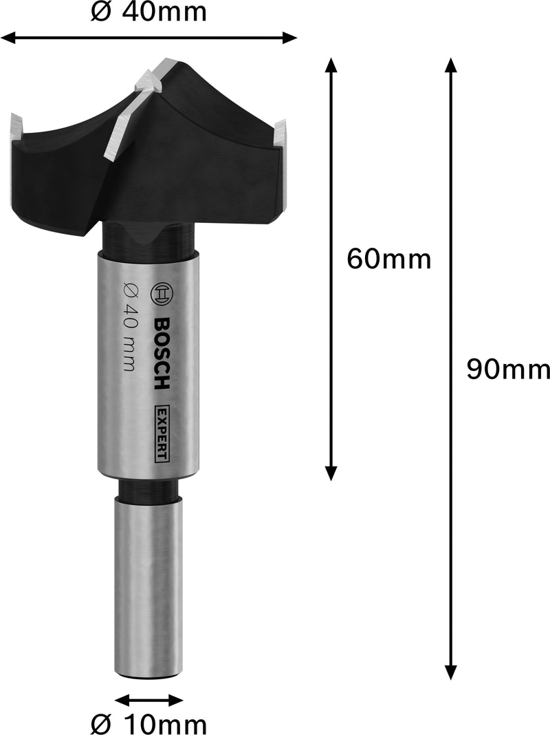 Bosch EXPERT Laminated Wood Hinge Cutting Bit,