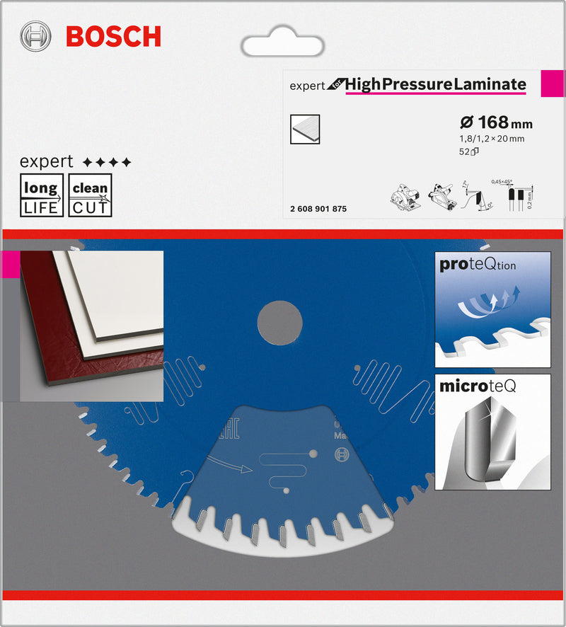 Bosch Expert para HighPressureLiminate 168x20x1