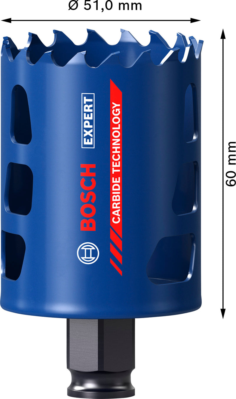Accesorios Bosch para sierras de corona (sierra de corona EXPERT Multi Material Power Change Plus, 51 x 60 mm)