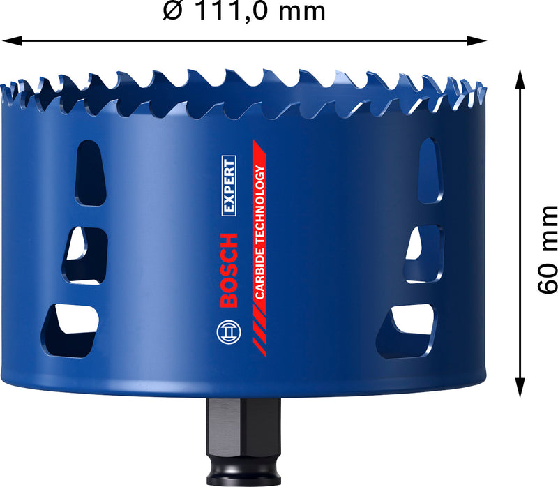 Accesorios Bosch para sierras de corona (sierra de corona EXPERT Multi Material Power Change Plus, 111 x 60 mm)