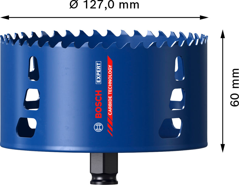 Bosch Accessories Hole Saws (EXPERT Multi Material Power Change Plus Hole Saw, 127 x 60 mm)
