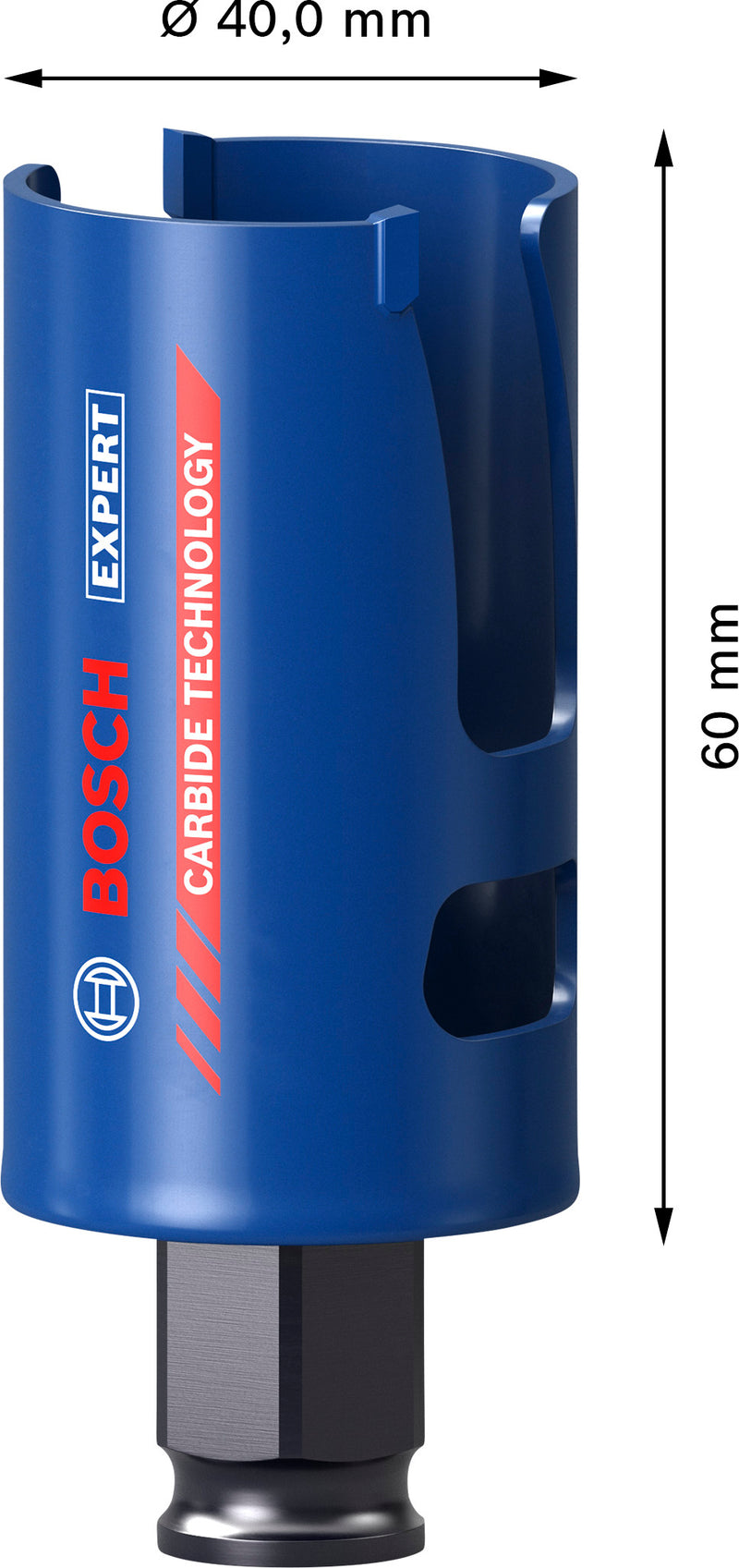Serras craneanas Bosch Accessories (Serra craneana EXPERT Construction Material Power Change Plus, 40 x 60 mm)
