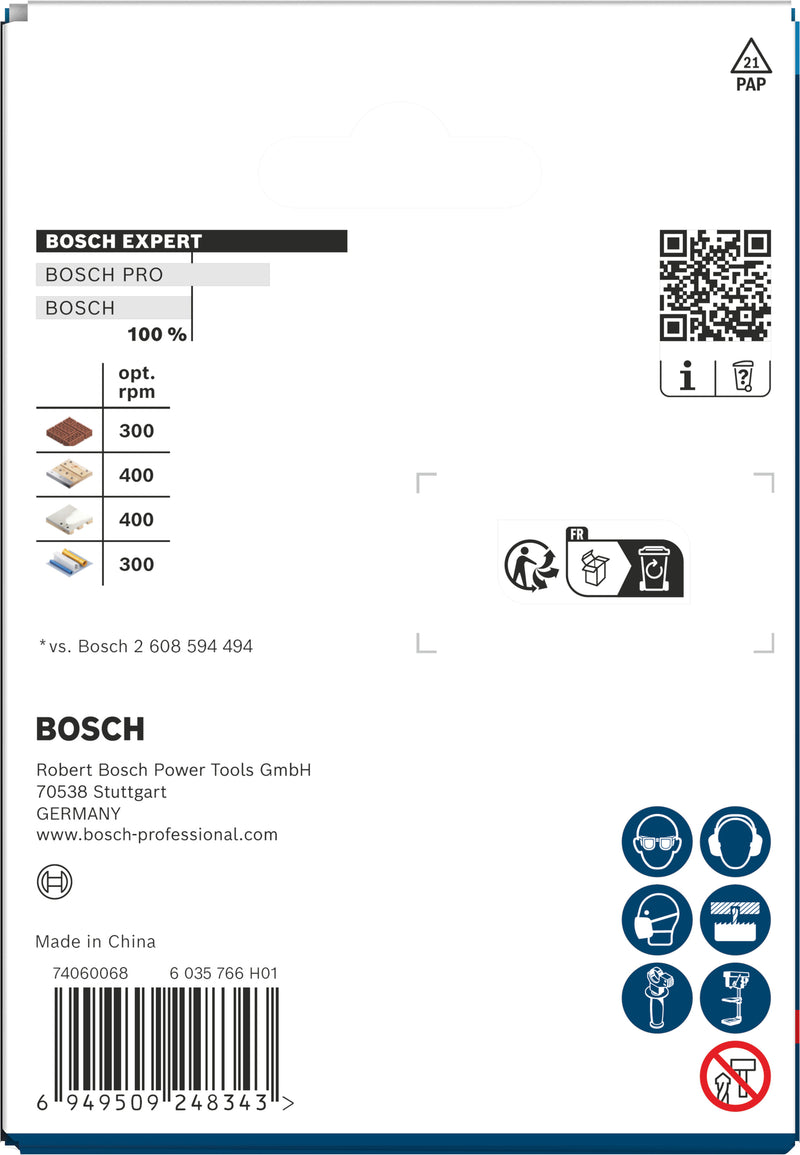 Bosch Accessories hole saws (EXPERT Construction Material Power Change Plus hole saw, 80 x 60 mm)