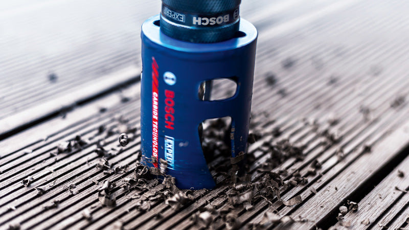 Hole saws, Bosch Accessories sets (EXPERT Construction Material Power Change Plus hole saw set, 20; 25; 32; 38; 51; 64 x 60 mm, 10 pcs)