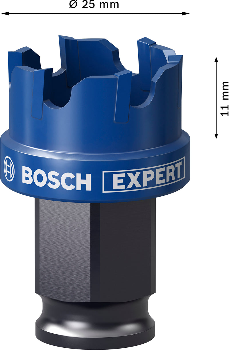 Accesorios Bosch para sierras de corona (sierra de corona EXPERT Sheet Metal Power Change Plus, 25 x 5 mm)