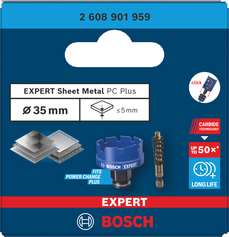 Serras craneanas Bosch Accessories (Serra craneana EXPERT Sheet Metal Power Change Plus, 35 x 5 mm)