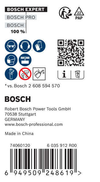 Serras craneanas, conjuntos Bosch Accessories (Conjunto de serras craneanas EXPERT Sheet Metal Power Change Plus, 22; 25; 32 x 5 mm, 6 unid)