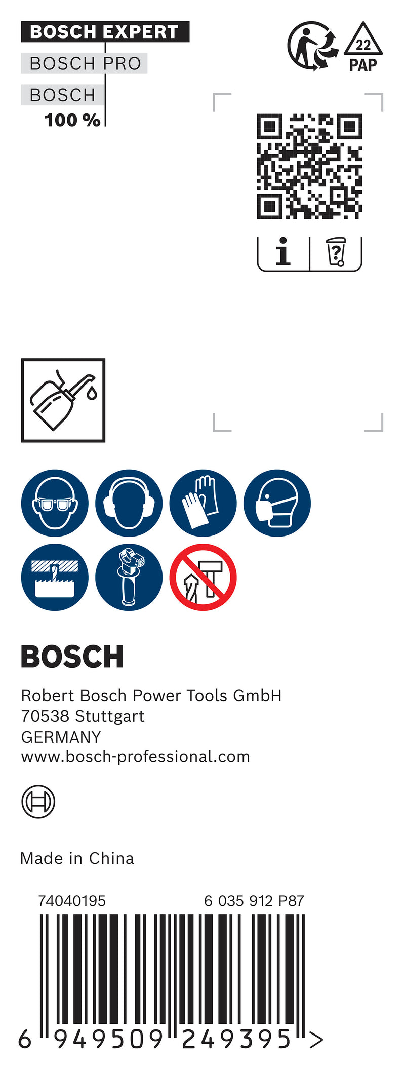 Serras craneanas, conjuntos Bosch Accessories (Estojo para serras cranianas EXPERT PC Plus, vazio)