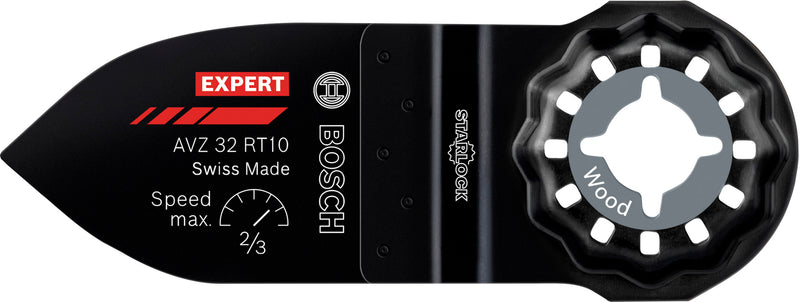 Lâminas de serra sabre, ferramenta multifunções Bosch Accessories (Dedo de lixar EXPERT AVZ 32 RT10, 32 x 53 mm)