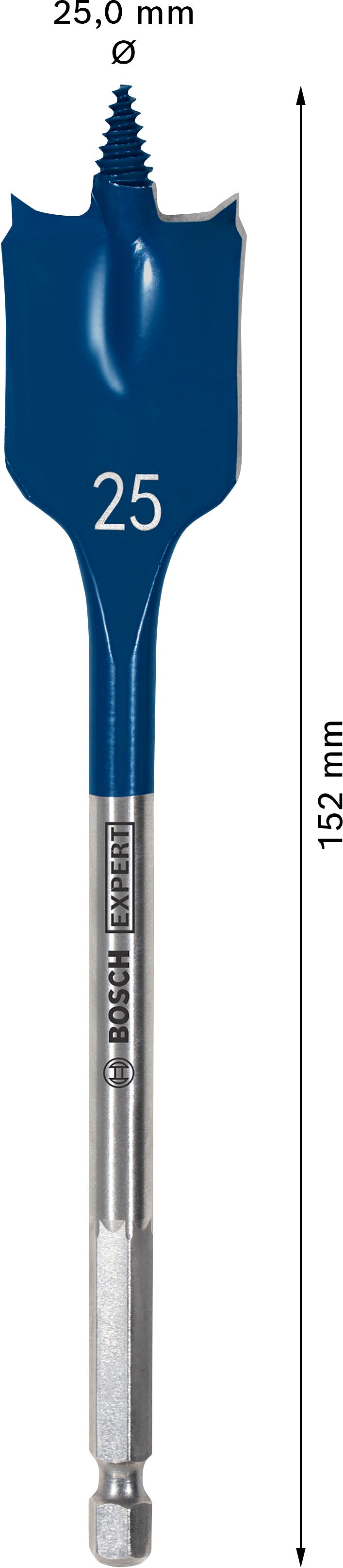 Accesorios Bosch Taladro (taladro plano EXPERT Self Cut Speed, 25 x 152 mm)