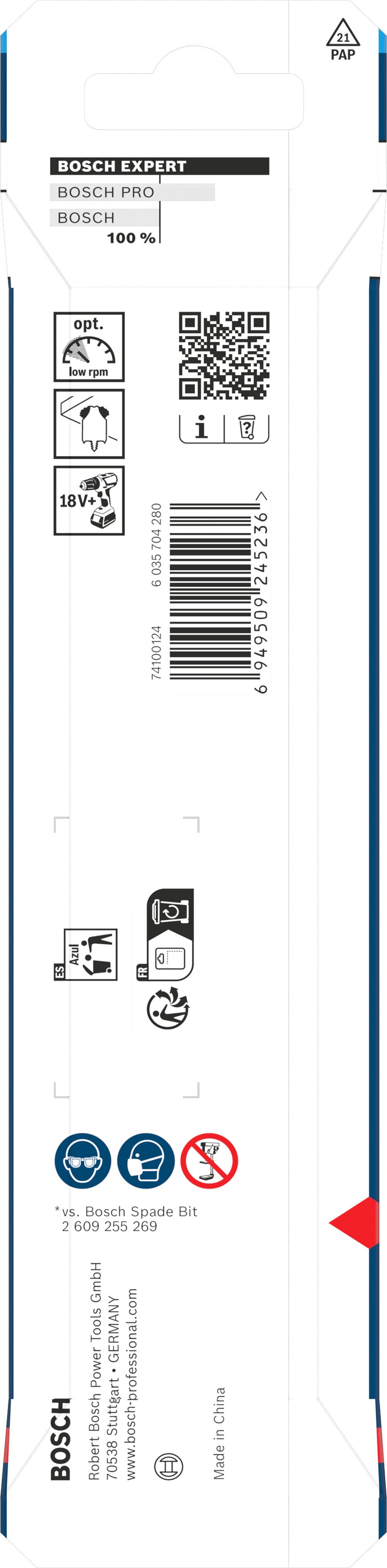 Accesorios Bosch Taladro (taladro plano EXPERT Self Cut Speed, 28 x 152 mm)