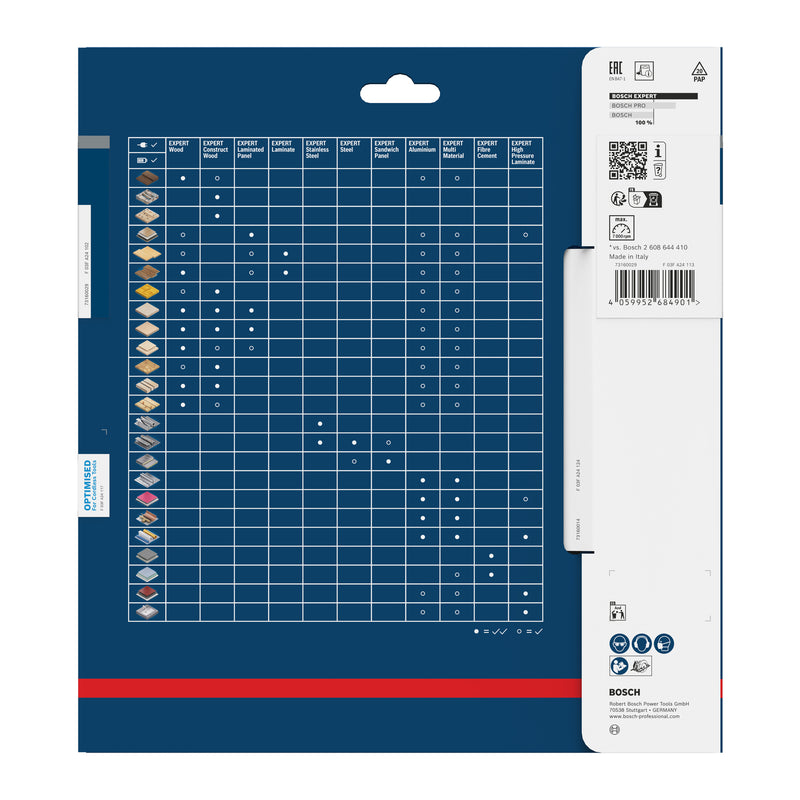 Circular saw blades. Bosch Accessories (EXPERT Wood cordless circular saw blade, 216 x 1.7/1.2 x 30 mm, T48)