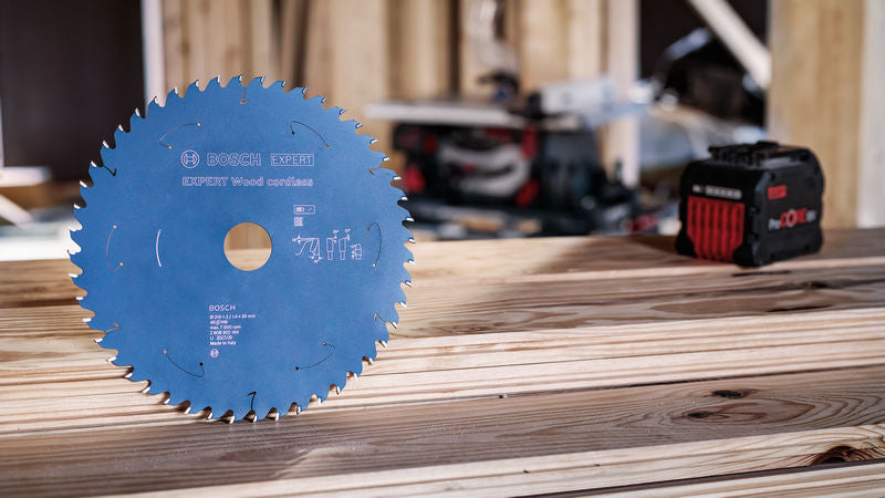 Hojas de sierra circular. Accesorios Bosch (hoja de sierra circular inalámbrica EXPERT Wood, 254 x 2,1/1,6 x 30 mm, T40)