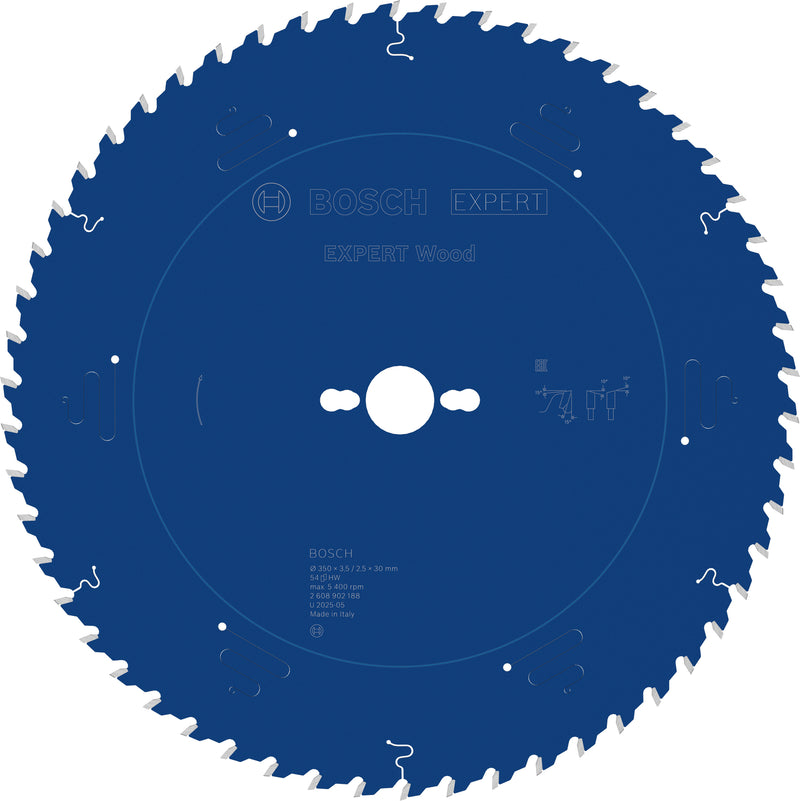 Circular saw blades. Bosch Accessories (EXPERT Wood circular saw blade, 350 x 3.5/2.5 x 30 mm, T54)