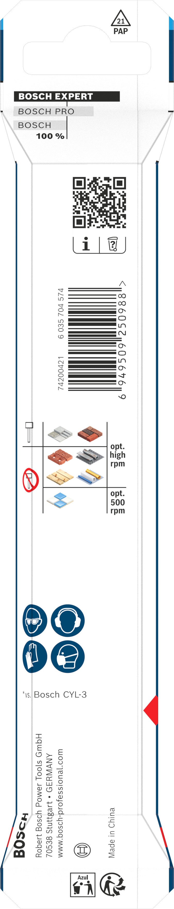 Broca Bosch Accessories (Broca EXPERT HEX-9 Multi Construction, 5 x 90 x 150 mm)