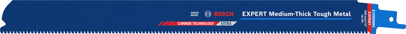 Hojas de sierra eléctrica, accesorios especiales de Bosch (Expert Medium-Thick Tough Metal Blade S1255HHC, 10 piezas)