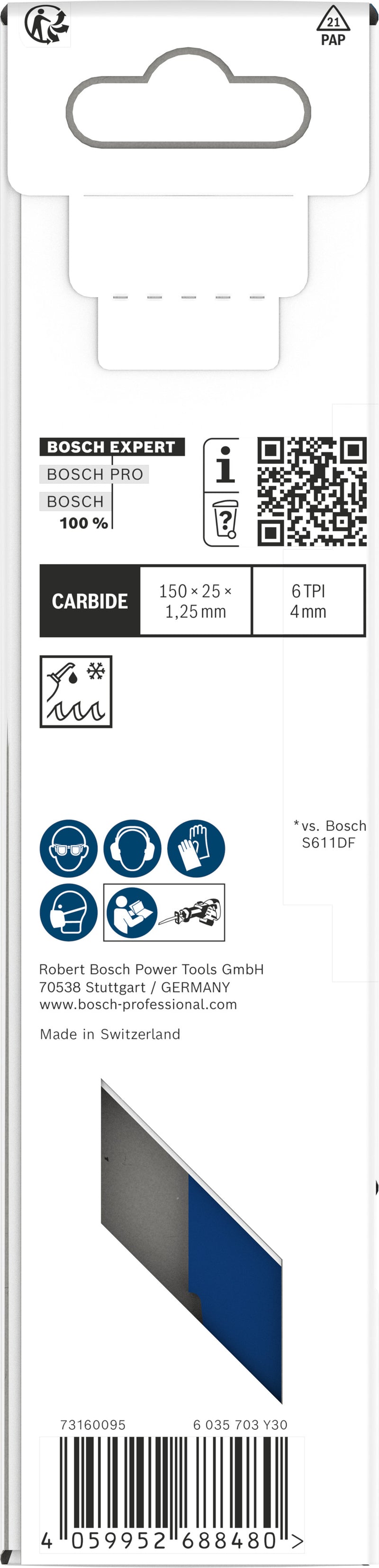 Lâminas de serrote elétrico, especial Bosch Accessories (Lâmina EXPERT Window Demolition S959DHM)