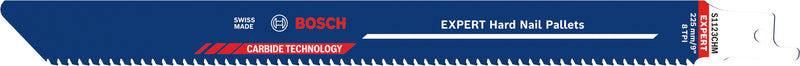 Lâminas de serrote elétrico, especial Bosch Accessories (Lâmina EXPERT Hard Nail Pallets S1123CHM, 10 peças)