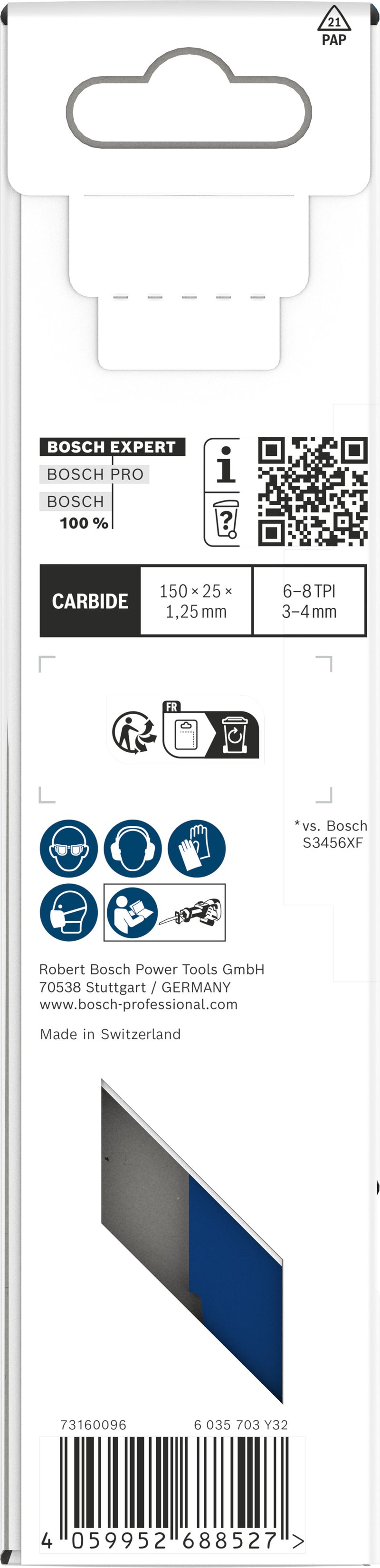 Lâminas de serrote elétrico, especial Bosch Accessories (Lâmina EXPERT Multi Material S959XHM)