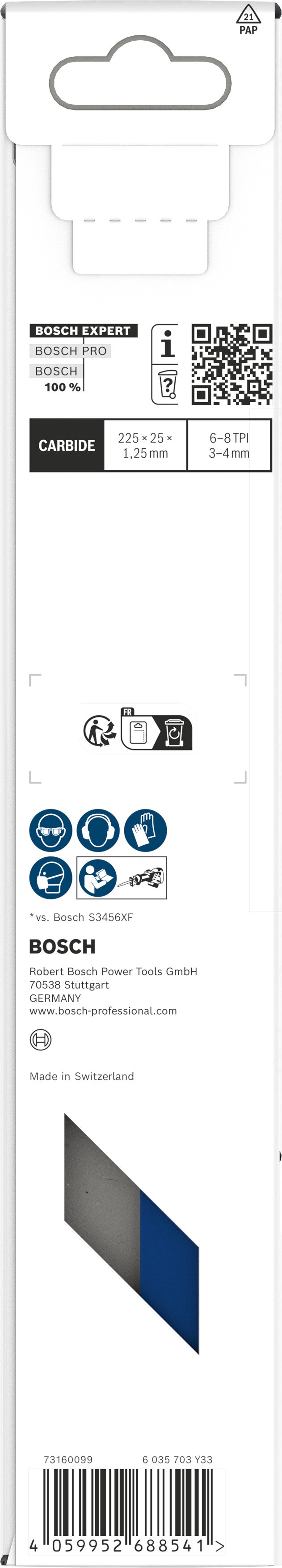 Lâminas de serrote elétrico, especial Bosch Accessories (Lâmina EXPERT Multi Material S1159XHM)