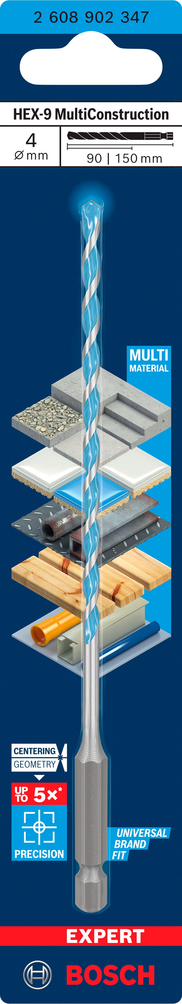 Bosch EXPERT HEX-9 Multi Construction Drill Bi