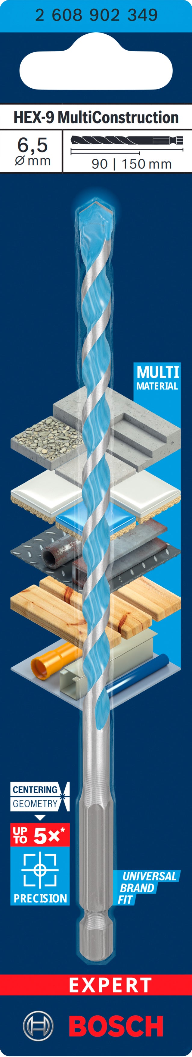 Bosch EXPERT HEX-9 Multi Construction Drill Bi